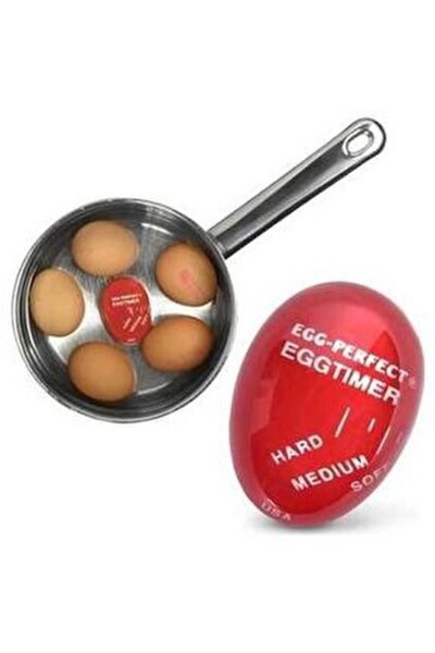 LeylArt Color Changing Egg Timer Egg Boiling Degree Stunt Egg Cooking Tool Eg...
