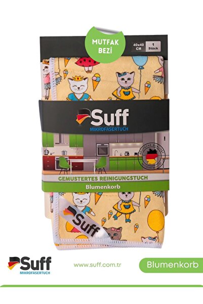 Suff Blumenkorb Mutfak Bezi 40x40 Kedi | Kedi