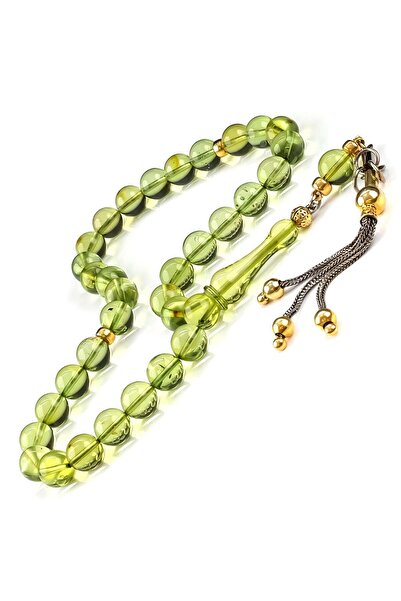 TESBİHCİBABA Caribbean Apple Unique Structure Drop Amber Prayer Beads