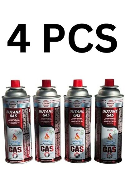 Asmaco Stove or Lighter Butane Gas Cartridge 4 Pieces