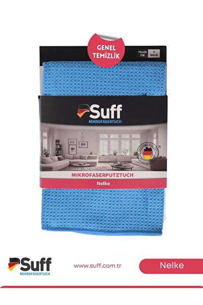 Suff Nelke Genel Temizlik Bezi Küçük Damalı 70x50 Mavi | Mavi