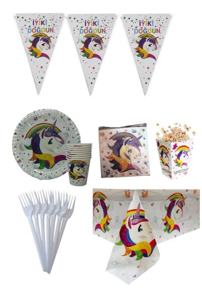 CAVAŞ sun hat Unicornul Magic Rainbow, RECHIZITE PENTRU PETRECERE CU UNICORNU...
