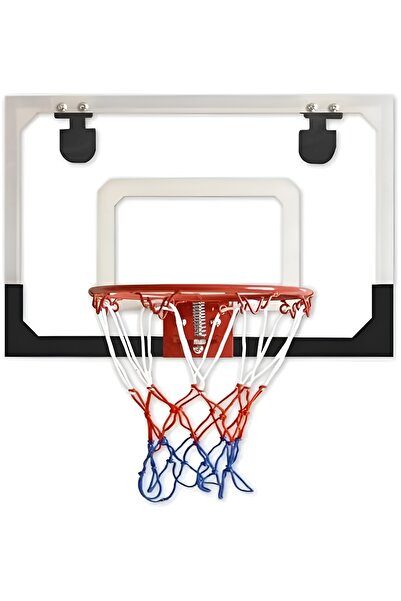 Marshal Fitness SC-88344 Transparent Basketball Backboard with Sturdy 20cm Ring – Mini Wall-Mounte