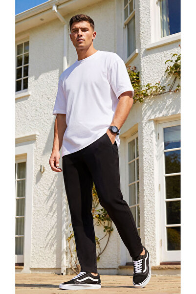 Etikmen Sports Classic Black Easy Iron Men's Pants