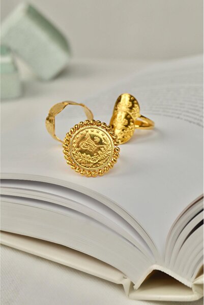 Karadeniz Kuyumculuk Dorika Çerçeveli Reşat Altın Yüzük