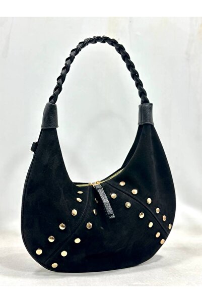 My Easy Shop Geantă de umăr din piele de căprioară autentică MesBag