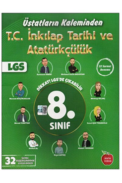 Newton Yayınları Newton 8.Sınıf T.C. İnkılap Tarihi ve Atatürkçülük Branş Den...