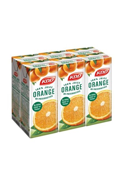 KDD عصير برتقال طبيعي ابتداءً من 6 × 180 مل