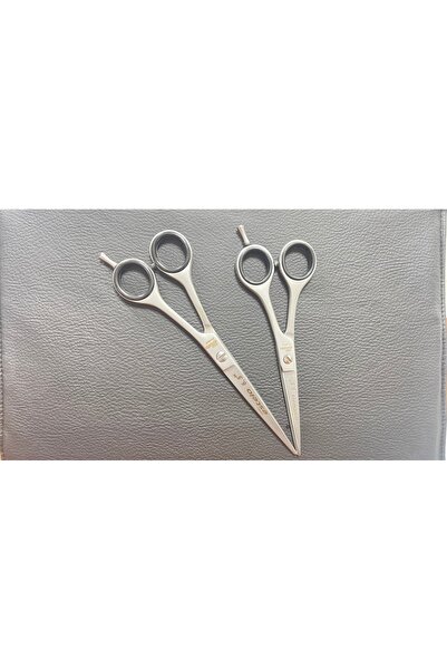 new estela KUAFÖR & BERBERLERİN TERCİHİ 2Lİ MAKAS SETİ 5,5İNÇ & 6,5İNÇ SAKAL ...