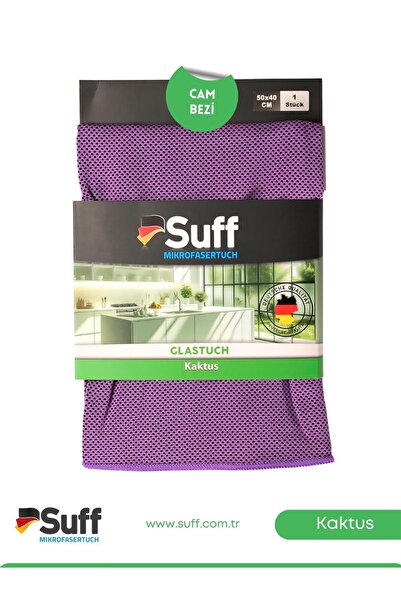 Suff Kaktus Cam Bezi Overlok Kesim 50x40 Mor | Mor