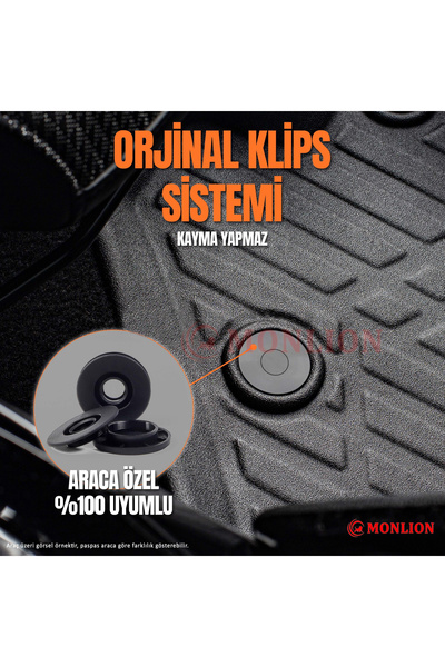 Monlion Citroen C4X 3D Pro Havuzlu Paspas 2022 Üzeri A+ Kalite