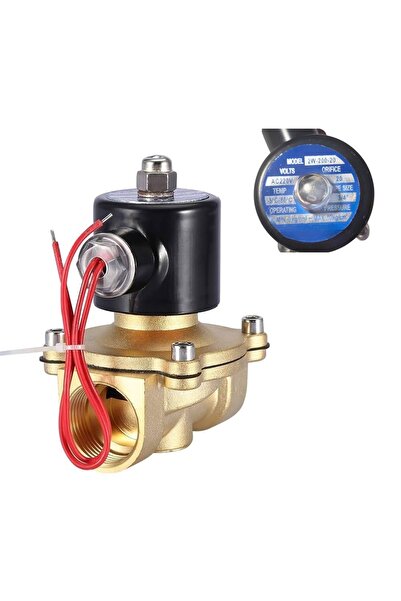BMK ELECTRO ANKARA AC 220V DN20 3/4" Pirinç Selenoid Vana 20mm Orifis Yüksek ...
