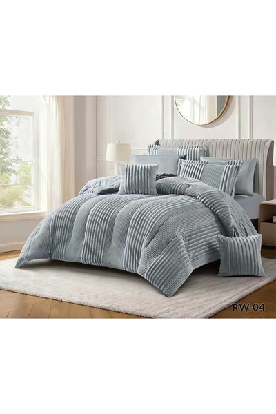 ALMIAAD RW double bedsheet, winter style, adds a decorative touch to the room and provides comfortable sleep. 240x260
