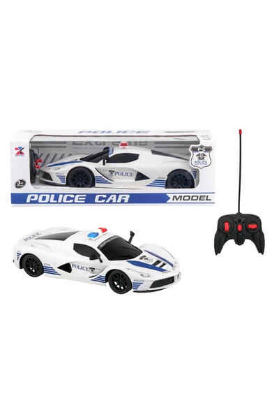 CAN Uzaktan Kumandalı 1.14 Büyük Polis Arabası - Işıklı Full Fonksiyon Şarjlı...