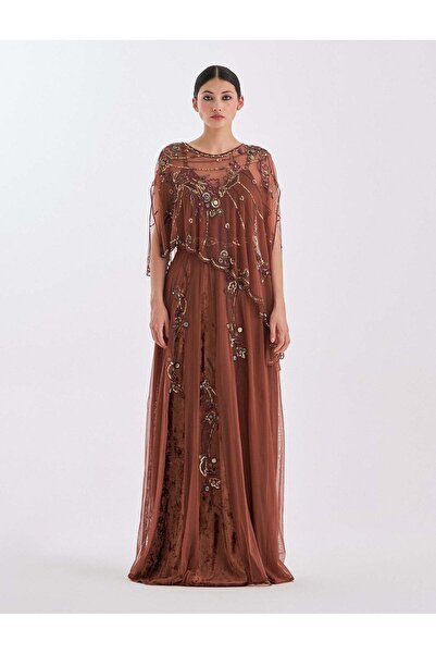 shalky Hand-embroidered evening dress