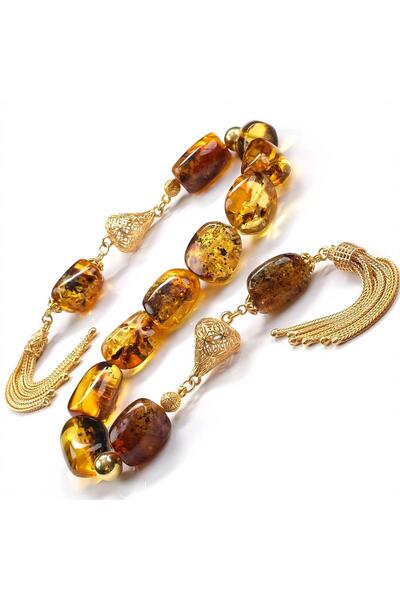 TESBİHCİBABA Tek Ve Eşsiz Doğal Damla Kehribar Zaza Tesbih