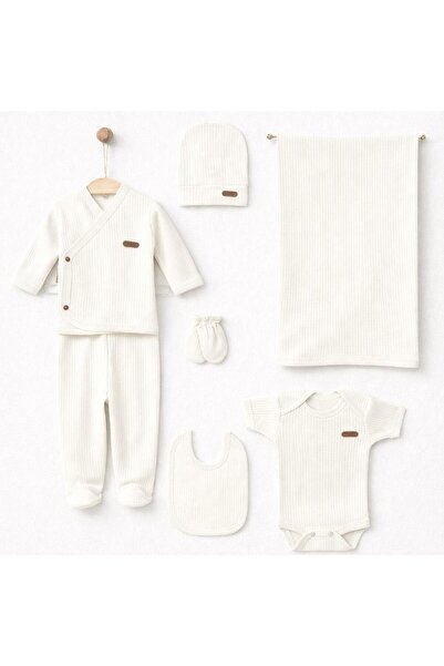 BYS BABY FASHION 7-Piece Cotton Newborn Baby Girl and Boy Hospital Discharge ...