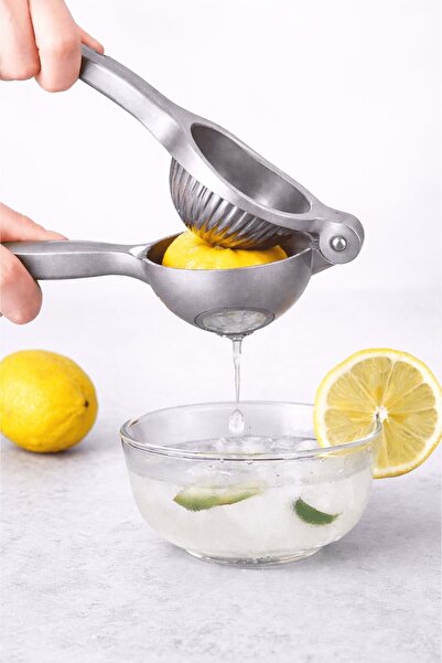 Jenisa Stainless Metal Lemon Squeezer – Durable Citrus Press