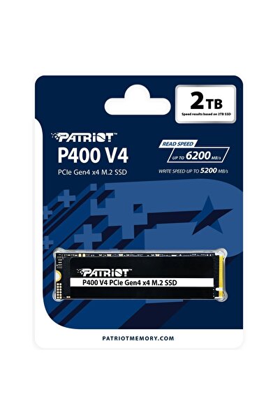 Patriot Vp400 V4 2Tb 6200/5200Mb/S M2 Pcie Gen4 Nvme Ssd P400Vp2Tbm28H