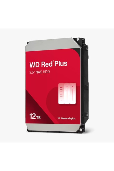 Universal قرص صلب WD RED PLUS سعة 12 تيرابايت بسرعة 7200 دورة في الدقيقة وذاك...