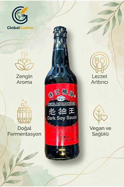 Pearl River Bridge PRB DARK Superior SOYA Sosu 600 ml -GLOBAL GURME-
