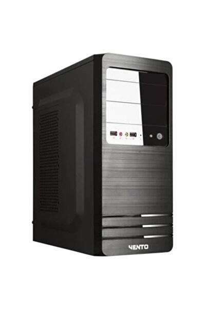 Universal فينتو VS114F 350W 1x8CM/2x12CM مروحة ATX 1xUSB2.0/1xUSB3.0 حالة سوداء