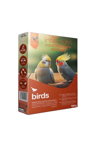 Inter Nutri Cockatiel and Fischer's Mixed Food - 400g