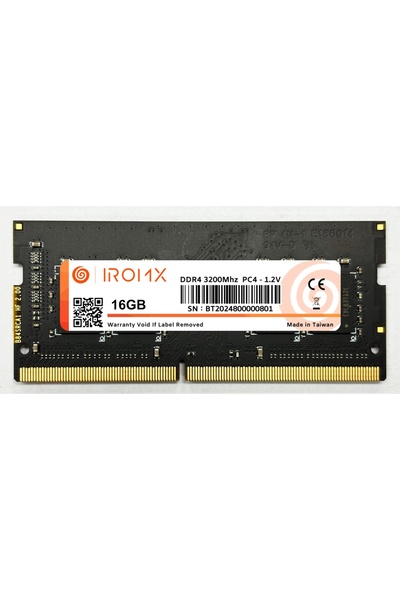 TREND Iromx 16Gb 3200Mhz Ddr4 Samsung Chip Notebook Ram