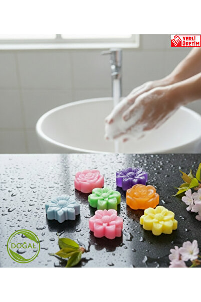 Chikopy Natural Hand Washing Soap Lavender Scented Flower Figured Soap Set of...