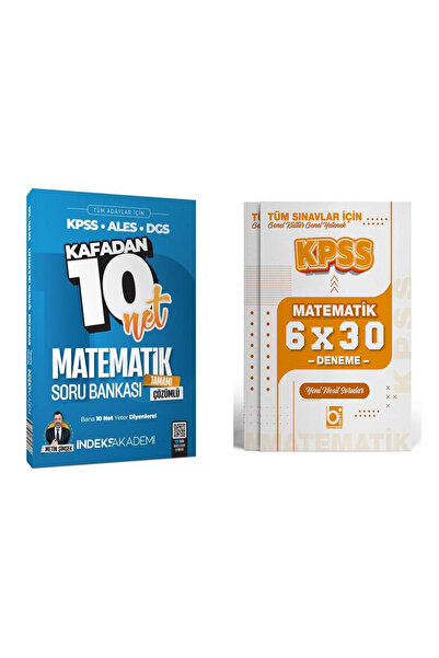 Bi bigelio İndeks Akademi KPSS MEB-AGS ALES DGS Matematik Kafadan 10 Net Soru...