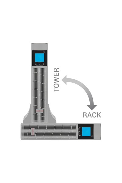 MAKELSAN Powerpack Se 3Kva 5-15Dk 6X12V/7Ah 1F/1F Online Racktower Ups Mu0300...