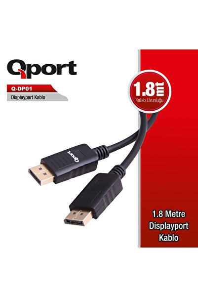 Universal QPORT Q-DP01 الإصدار 1.2 كابل العرض 1.8MT
