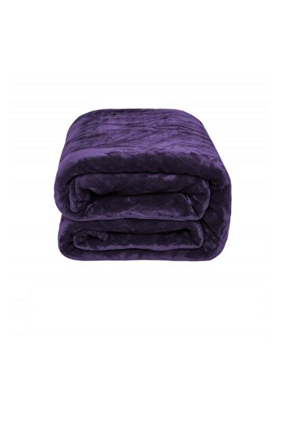 Promass Silky Plain Microfiber Bed Blanket Single Size Purple