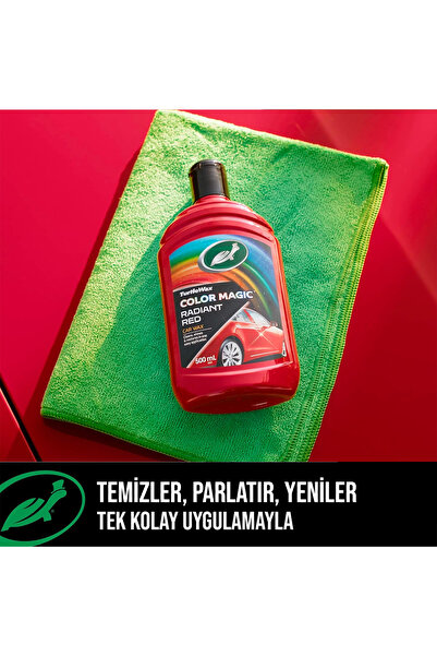 Turtle Wax Renkli Kırmızı Cila Boya Koruyucu Parlatıcı 500 Ml