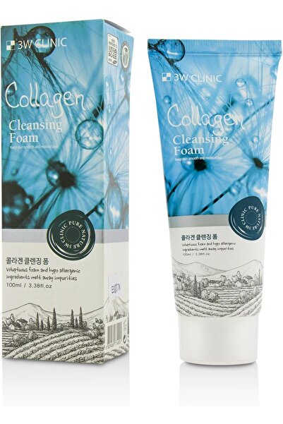 3W CLINIC غسول رغوي منظف - كولاجين 100 مل / 3.38 أونصة