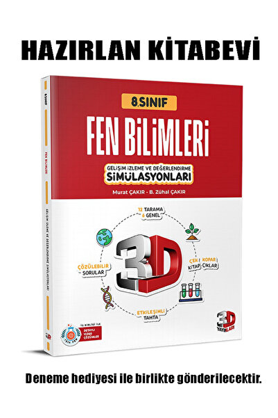 Fenomen Yayıncılık 3D Yayınları Lgs Fen Bilimleri Simülasyon Deneme