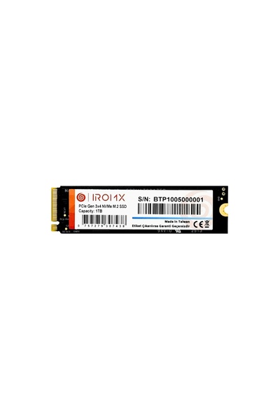 IROMX 1Tb 3000/3000Mb/S M2 Pcie Gen3 Nvme Ssd Ir1Tbnvp3