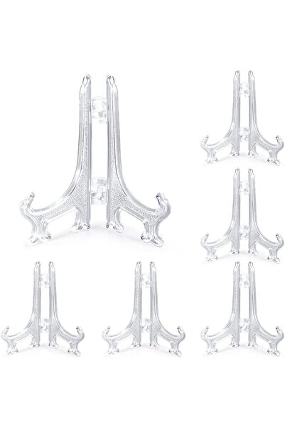The Bros 35 Pieces 4-inch Clear Plastic Easels or Stand