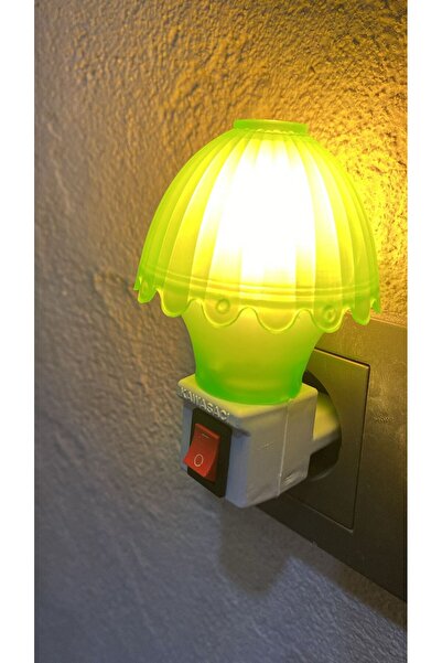 Kawasacı Nostaljik Mantar Tip Gece Lambası Kendinden Fişli Çıt Çıt Anahtarlı ...