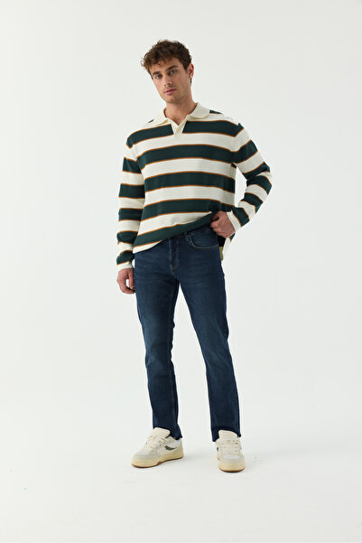 MINCHETTO Regular C201-405 Casual Men's Straight Stretch Jeans Regular Waist ...