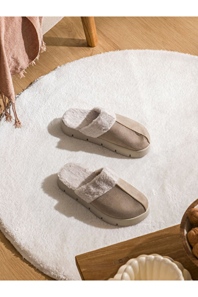 LC Waikiki Sparkling Choices from Shining Store: Furry Women's House Slippers