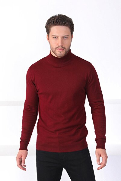 Ferraro Pulover din bumbac pentru bărbați, cu gât crew - Albastru închis