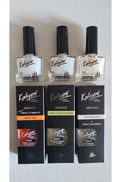 Kalyon KALYON3XTIRNAK 10 ML.BAKIMYAĞI 10 ML.PEELİNGE 10 ML.OJE KORUYUCU 10 ML...
