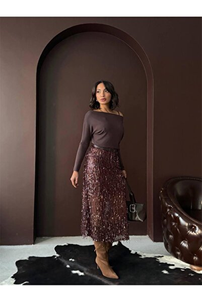 MU&ME BOUTİQUE بلوزة مفتوحة على الكتف