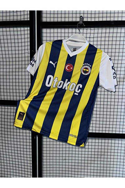 candy cup Fener'bâhçê\\ İSİMSİZ 2026 Çubuklu Yeni Sezon YETİŞKİN Futbol Forma...