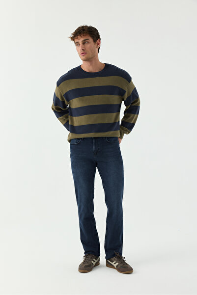 MINCHETTO Regular 7002-D396 Casual Men's Straight Stretch Jeans Regular Waist...