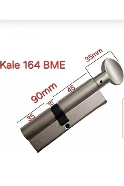 Kale Kilit Özel Ölçü Kapı Göbeği Silindiri Mandallı Barel 90mm