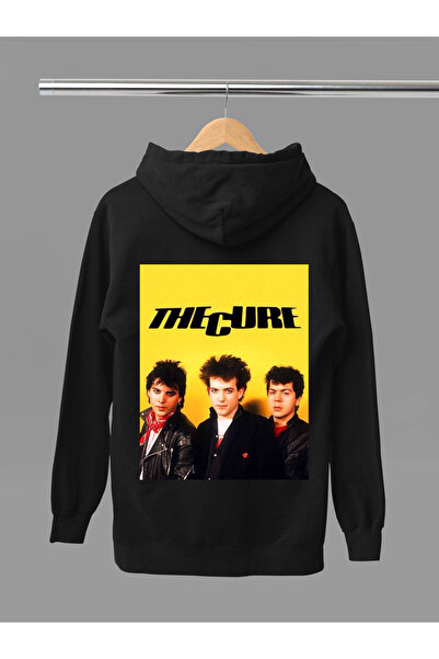 MAGORS The Cure the Rock Band Printed Cotton Long Sleeve Fleece-Lined 3 Yarn Hooded Rock Sweatshirt