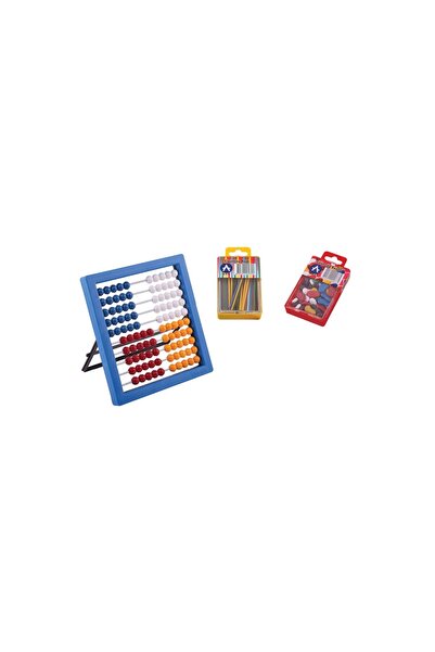 Ark Abacus, Colorful Counting Sticks and Number Beans Set