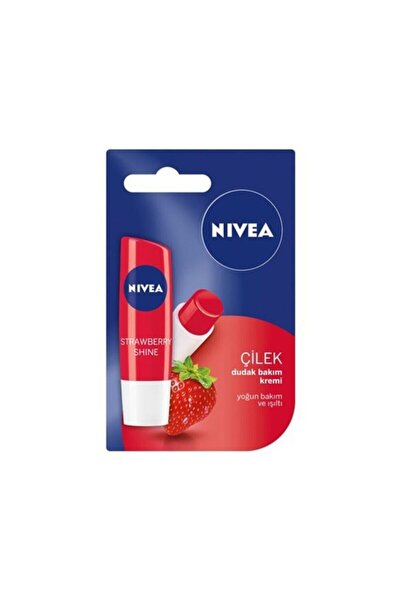levent أحمر شفاه نيفيا بالفراولة يوفر ترطيبًا لمدة 24 ساعة